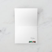 Creditcard voor tractor bedankkaart (Binnen)