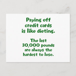 Creditcards… Briefkaart