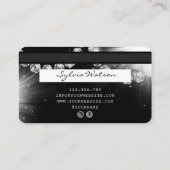 Creditcardstijl Silver Diamond Visitekaartje (Achterkant)