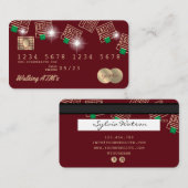 Crediteringsgeld van de Kaart dat in geldautomaten Visitekaartje (Voorkant / Achterkant)