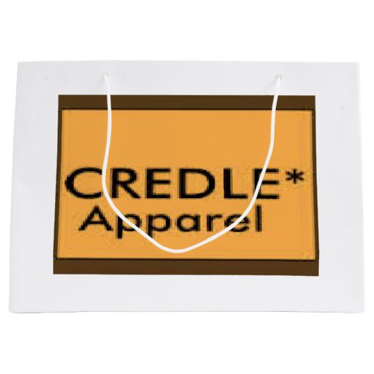 Crediteringstas met groot glanzend cadeau groot cadeauzakje (Voorkant)