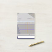 Creditnota Factuur Post IT Note Art boekje (Op bureau)