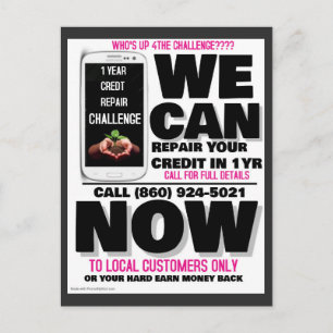 Creditreparatie challenge postkaarten