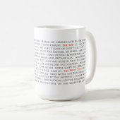 Credo chrétien orthodoxe Nicene 15oz Mug (Devant droit)