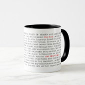Credo chrétien orthodoxe Nicene Creed Combo Mug 11 (Devant droit)