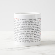 Credo chrétien orthodoxe Nicene Jumbo Mug 20oz