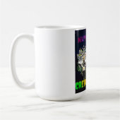 Credo de fidélité Wolf - Tribal Wolf Neon Cite Mug (Gauche)