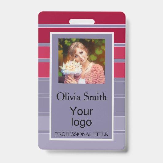 Créé pour vous, badge élégant (Avant)