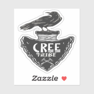 Cree tribe - Native American Raven Spirit Sticker