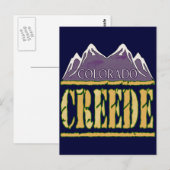 Creede, Colorado Briefkaart (Voorkant / Achterkant)