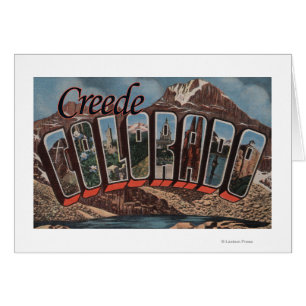 Creede, le Colorado - grandes scènes de lettre