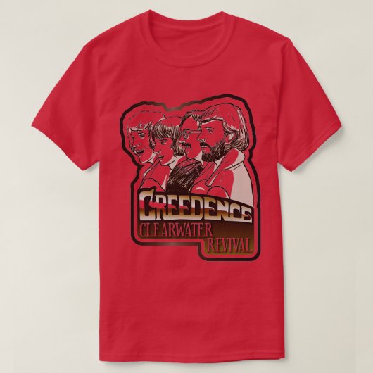 Creedence Clearwater Revival 3 TShirt (Design voorkant)