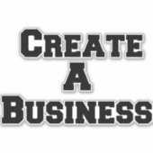 Creëer A Business Sticker (Voorkant)