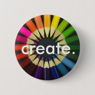 Creëer a Colorful Life Ronde Button 5,7 Cm