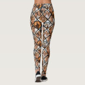 Creëer a Custom 8 Fotocollage - Diamantvorm Leggings (Achterkant)