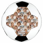 Creëer a Custom 8 Fotocollage - Diamantvorm Voetbal (Voorkant)