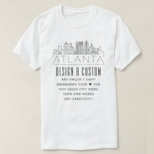 Creëer A Custom Atlanta, Georgia Thema T-shirt