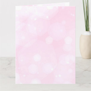 Creëer a Custom Pastel Pink Bokeh Kaart
