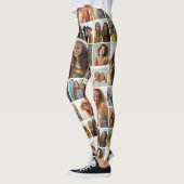 Creëer a Custom Photo Collage - 14 Foto's - Wit Leggings (Links)