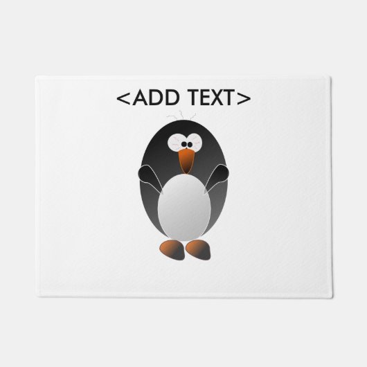 Creëer a Linux Penguin Deurmat (Voorkant)