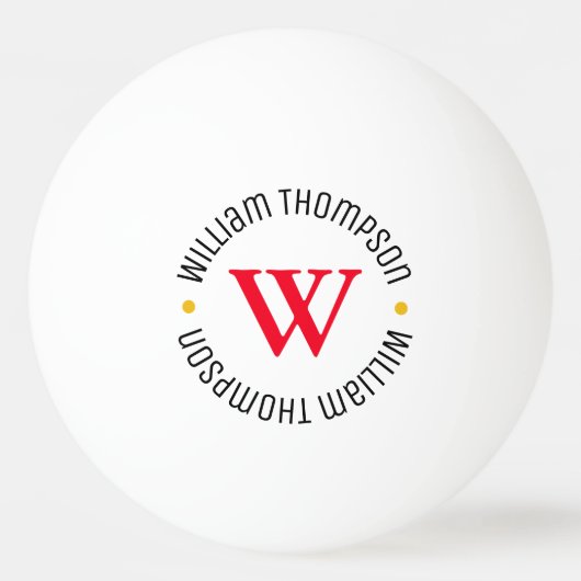 Creëer a Monogram Ball golfballen (Voorkant)