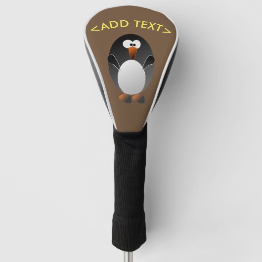 Creëer a Penguin Golf Golfheadcover (Voorkant)