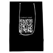 Creëer a QR code direct Modern eenvoudig ontwerp Medium Cadeauzakje (Achterkant)