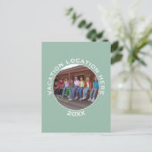 Creëer A Vacation Souvenir met Foto en Tekst Briefkaart (Staand voorkant)