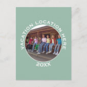 Creëer A Vacation Souvenir met Foto en Tekst Briefkaart (Voorkant)