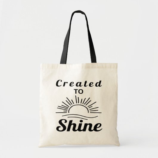 Creëer aan Shine Canvas tas (Voorkant)
