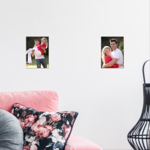 Creëer Aangepaste gepersonaliseerde bruiloft foto  Muurkunst Sets