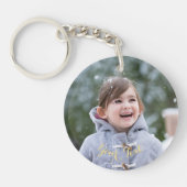 Creëer Aangepaste gepersonaliseerde foto Sleutelha Sleutelhanger (Voorkant)