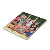 Creëer Aangepaste gepersonaliseerde foto vakantie Tegeltje (Zijkant)