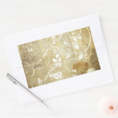 Creëer aangepaste geschenken  papier bloem sjabloo rechthoekige sticker (Envelop)