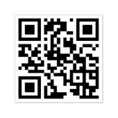 Creëer Aangepaste QR-code Scannable Website Adres Zelfinktende Stempel (Design)