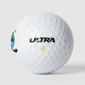 Creëer Achternaam of initialen monogram golfballen (Logo)