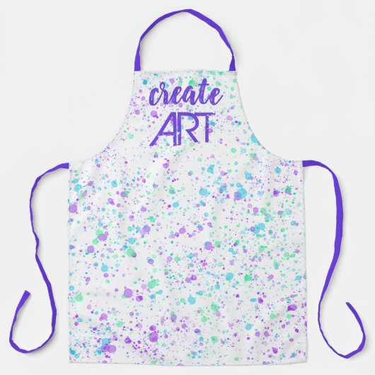 Creëer Art Splatter Schort (Voorkant)