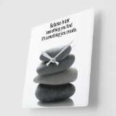 Creëer Balance Square Wall klok (Hoek)