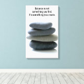 Creëer Balans verpakt Canvas (Insitu (Houten vloer))