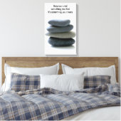 Creëer Balans verpakt Canvas (Insitu (Slaapkamer))