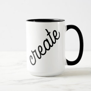 Creëer Black en White Coffee Mok