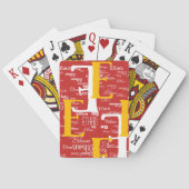 Creëer Cool Speelkaarten met jouw naam Initiaal (Achterkant)