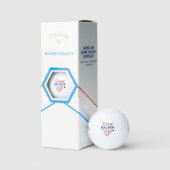 Creëer Custom Naam Golfbal met Zijn Initialen Golfballen (Verpakking)