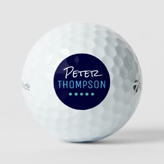 Creëer Custom Naam Golfballen voor Beste Golfer (Voorkant)
