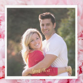 Creëer Custom Photo Text Party Lunch Paper servett Servet