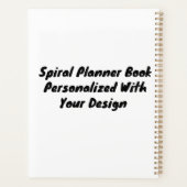 Creëer Custom Planner - Gepersonaliseerd Zacht Hoe (Achterkant)