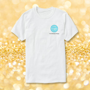Creëer Custom Simple Business Logo Tekstmedewerker T-shirt