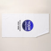 Creëer de aangepaste logo/bewerkbare sjabloon van  badhanddoek (Badhanddoek)