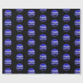 Creëer de aangepaste logo/bewerkbare sjabloon van  cadeaupapier (Vlak)