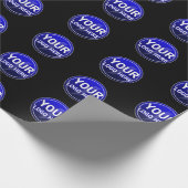 Creëer de aangepaste logo/bewerkbare sjabloon van  cadeaupapier (Hoek)